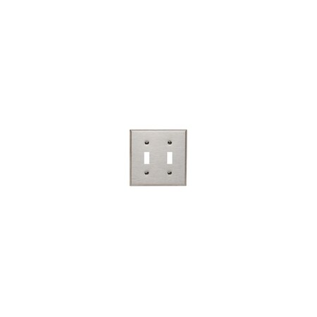Leviton Electrical Box Mounting Plates, 2-Gang, 430 Ss 84009